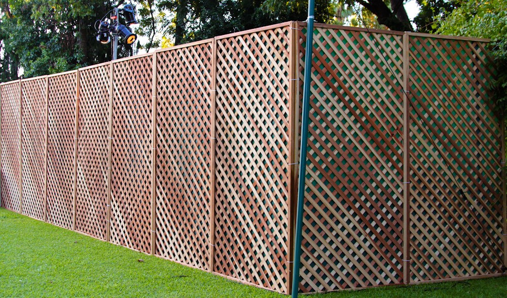 Natural Wood Lattice Panel 4' x 8' A1 Party Rental