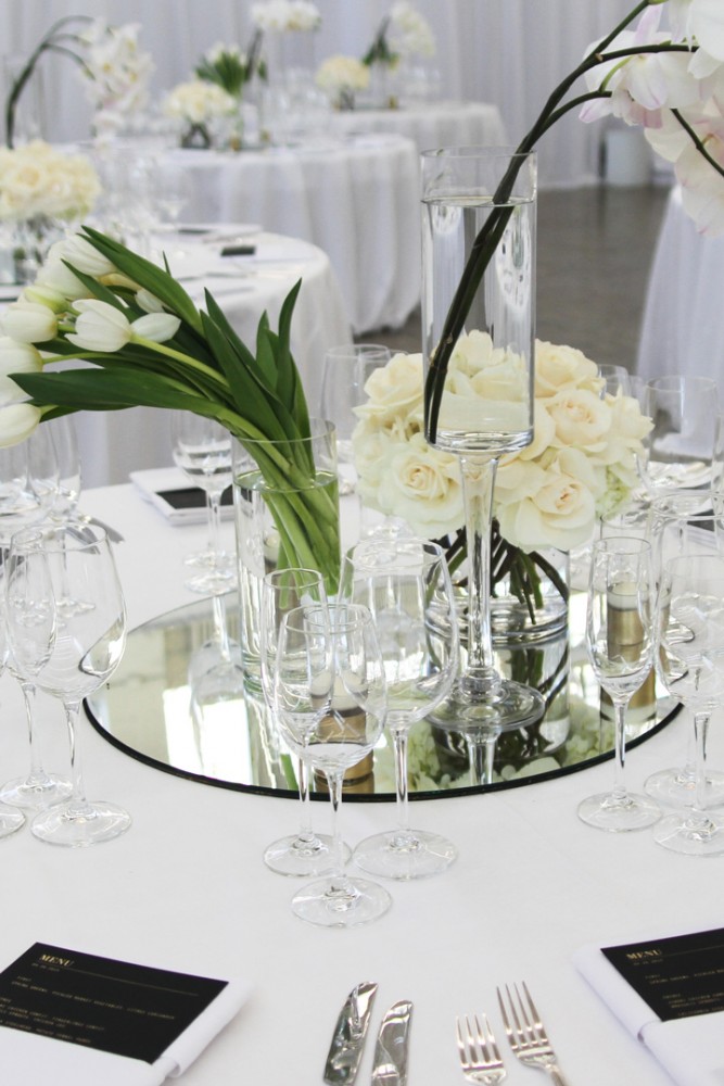 Round Tabletop Centerpiece Mirror - A1 Party Rental