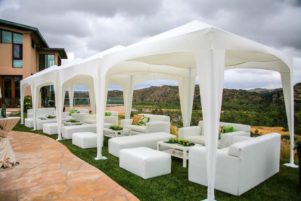 White Cabana 10 X 10 A1 Party Rental white-jumping-castle-with-or-without-slide-all-for-kids-party-hire