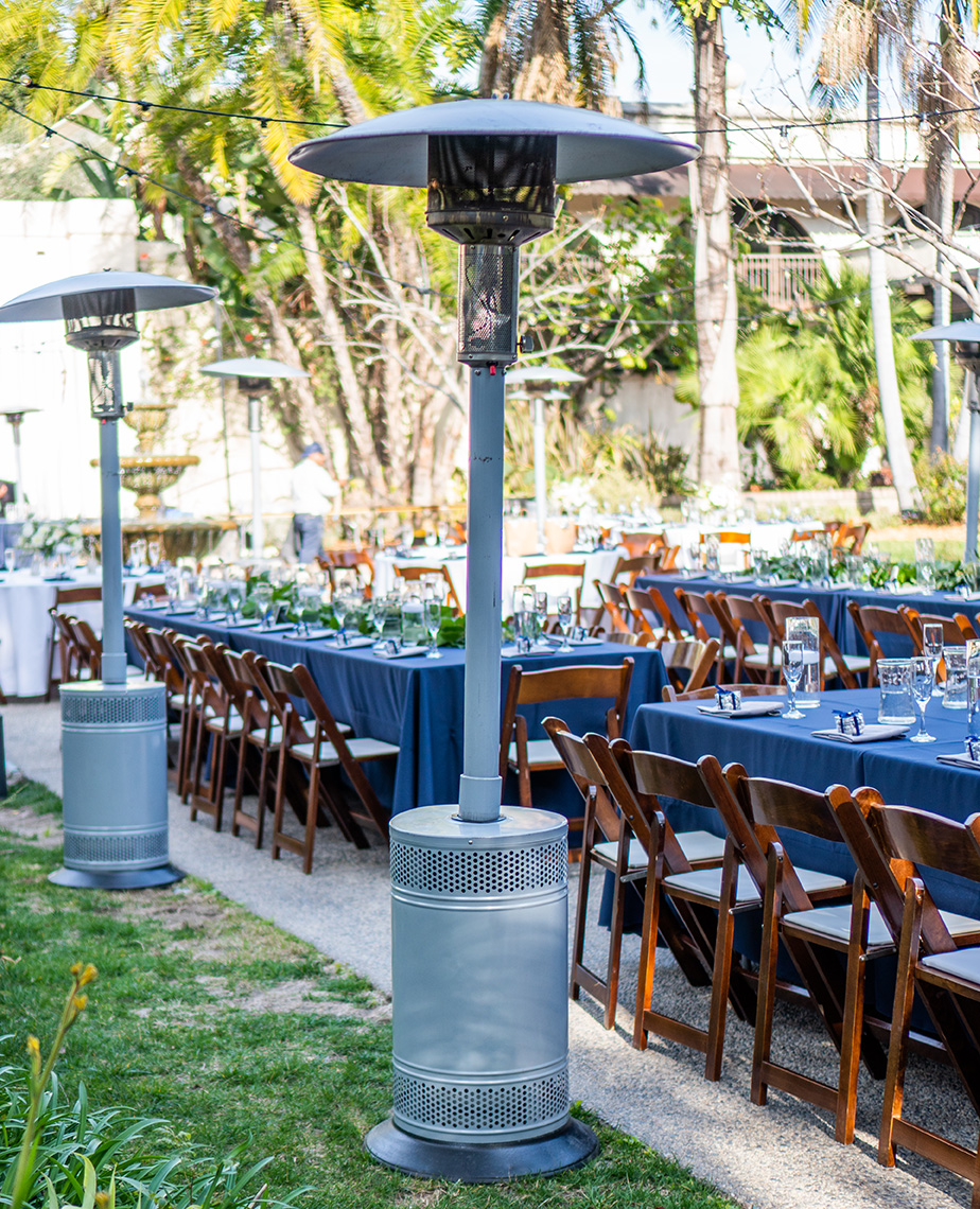 Gray Outdoor Heater - A1 Party Rental