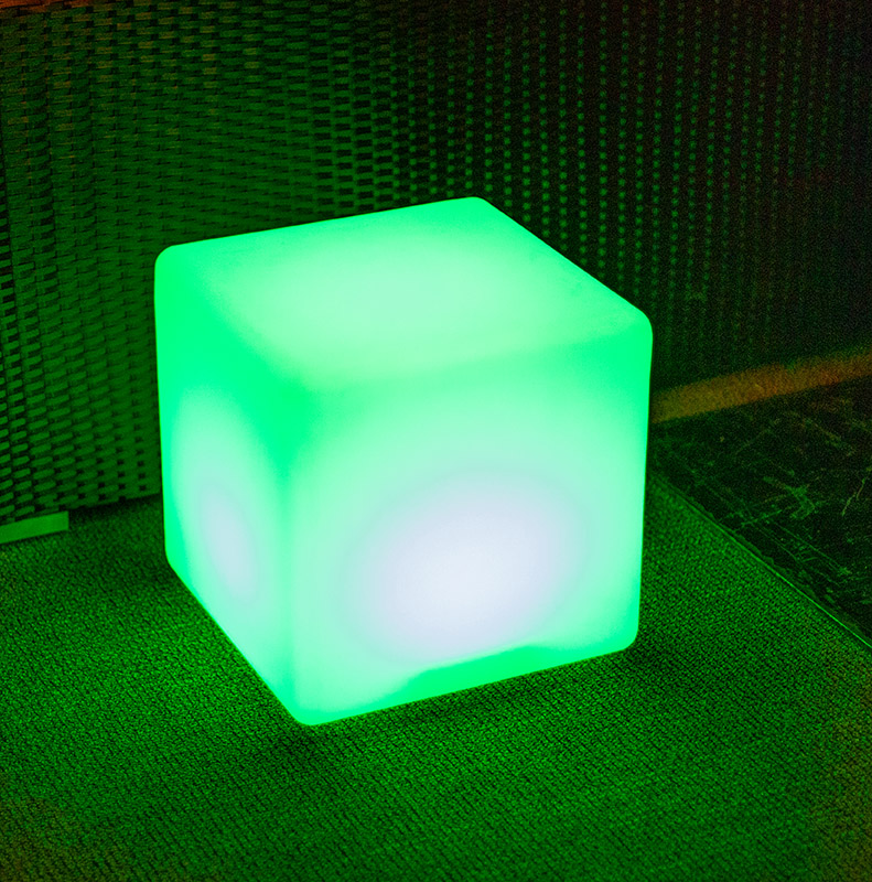 LED Glowing CUBE – Lounge Party Rentals