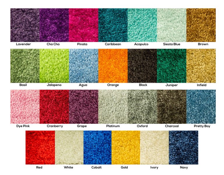 Carpet A1 Party Rental   Carpet Swatches 768x600 