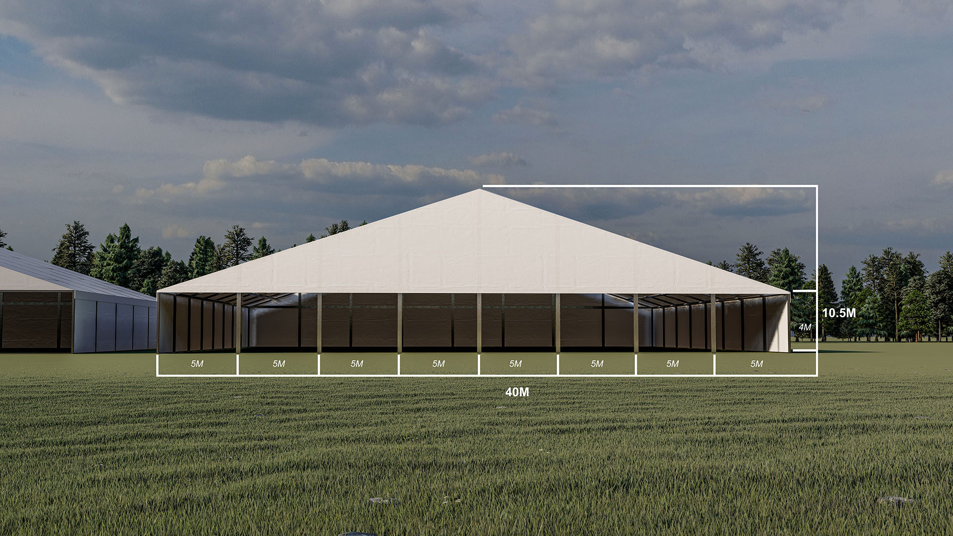 40 Meter A1 Party Rental