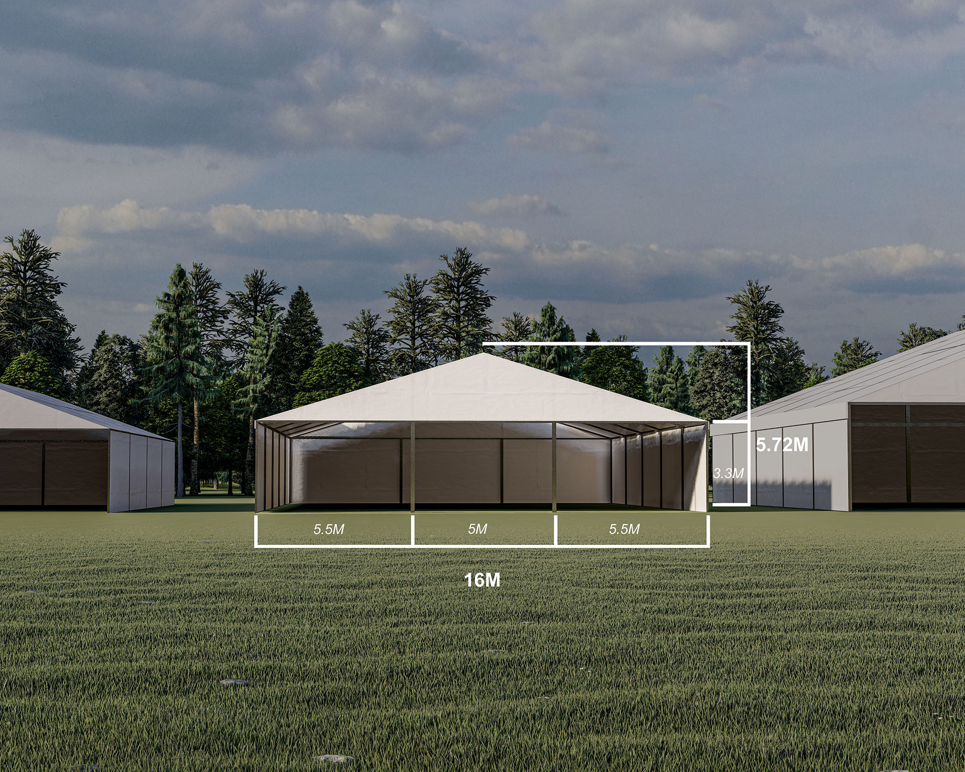 16 Meter A1 Party Rental